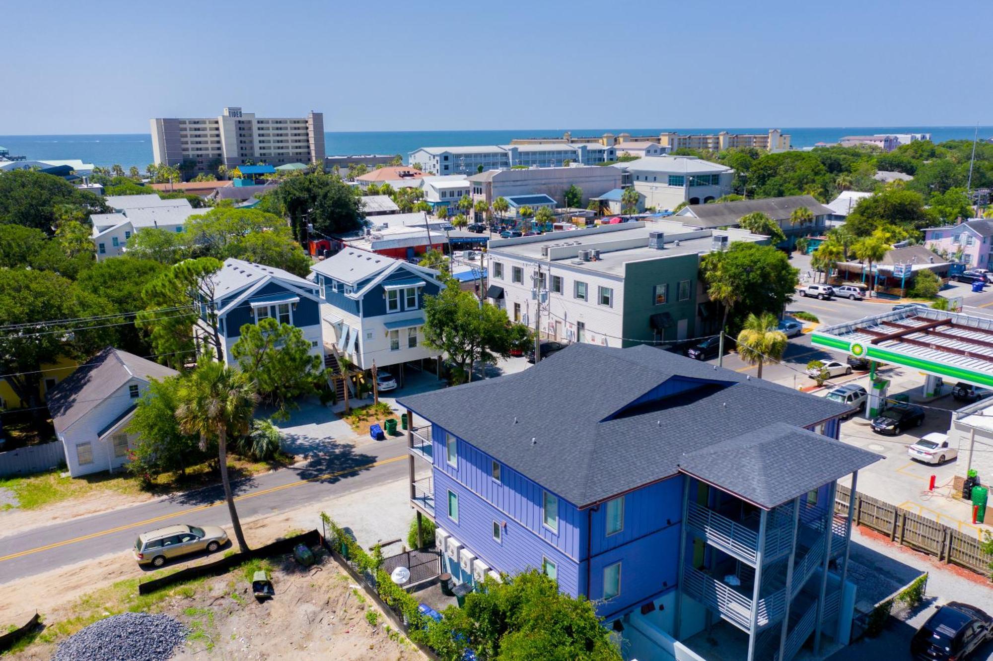 Folly Vacation Perfect Purple Palace Apt C Folly Beach Exterior photo
