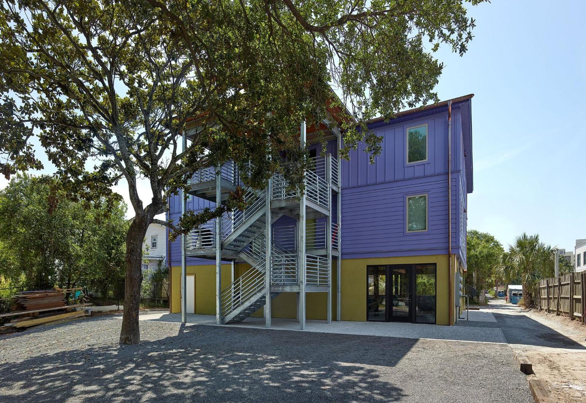 Folly Vacation Perfect Purple Palace Apt C Folly Beach Exterior photo